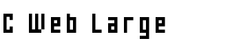 C Web Large font