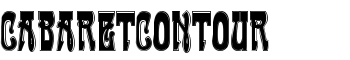 CabaretContour font