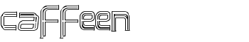 caffeen font