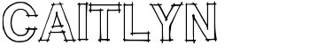 CAITLYN font