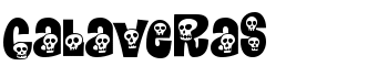 Calaveras font