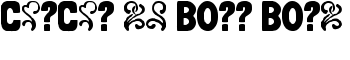 CanCan de Bois Bold font