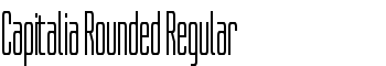Capitalia Rounded Regular font
