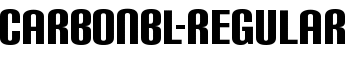 CarbonBl-Regular font