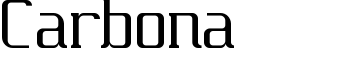 Carbona font