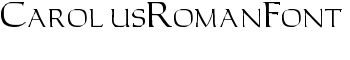 download CarolusRomanFont font