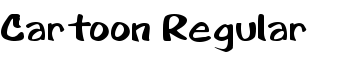 Cartoon Regular font