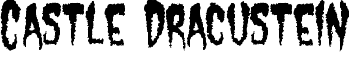 Castle Dracustein font