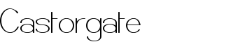 download Castorgate font