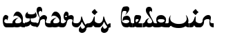 Catharsis Bedouin font