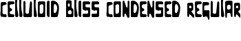 Celluloid Bliss Condensed Regular font