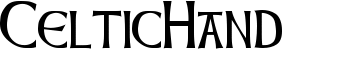 CelticHand font