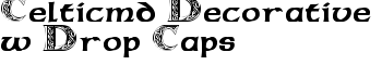 Celticmd Decorative w Drop Caps font