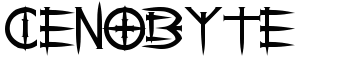 Cenobyte font