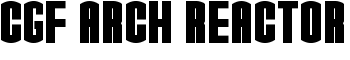 CGF Arch Reactor font