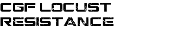 download CGF Locust Resistance font