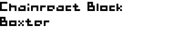 download Chainreact Block Boxter font