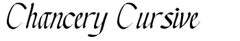 Chancery Cursive font