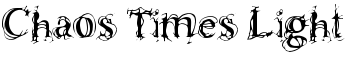 Chaos Times Light font