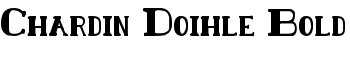 download Chardin Doihle Bold font