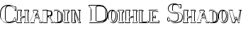 Chardin Doihle Shadow font