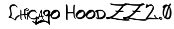 Chicago HoodZZ 2.0 font