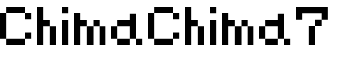 ChimaChima7 font
