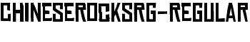 ChineseRocksRg-Regular font