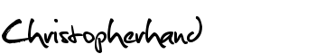 download Christopherhand font