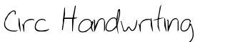 download Circ Handwriting font