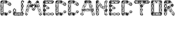 CJMeccanector font