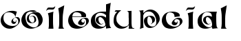 download CoiledUncial font