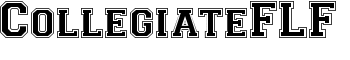 CollegiateFLF font