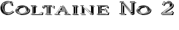 download Coltaine No 2 font