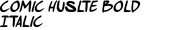 download comic huslte Bold Italic font