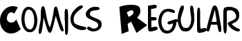 Comics Regular font