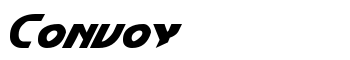 Convoy font