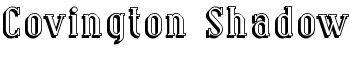 Covington Shadow font