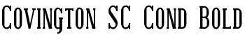 download Covington SC Cond Bold font