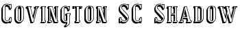 Covington SC Shadow font