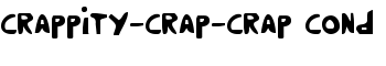 Crappity-Crap-Crap Cond font