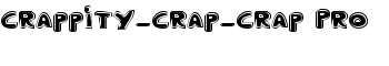 Crappity-Crap-Crap Pro font