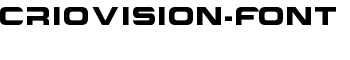Criovision-Font font