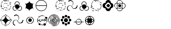 Crop Circle Dingbats font