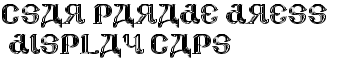 download CSAR PARADE DRESS [Display Caps] font