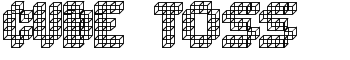 Cube Toss font