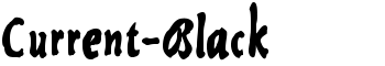 Current-Black font
