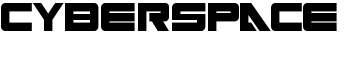 Cyberspace font