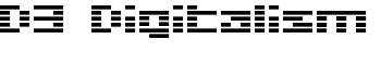 D3 Digitalism font