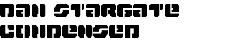 Dan Stargate Condensed font